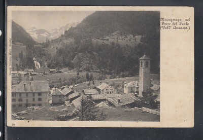 Postcard Macugnaga col Passo del Furlo Vall'Anzasca AH241