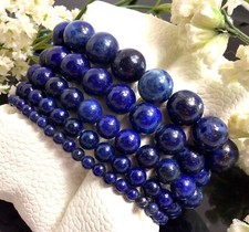 Blue Lapis Stretchy Bracelet Healing Gemstone 4mm 6mm 8mm 10mm12mm