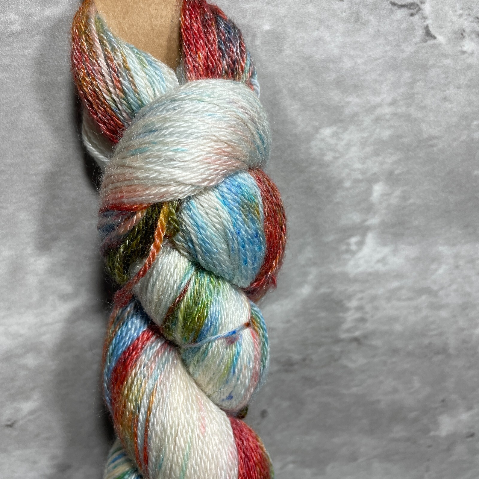 Yarn Bee Hand Dyed Blend 50 Merino Wool 50 Lyocell ' Indigo Desert