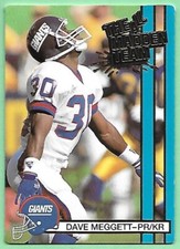 1990 Action Packed Football - The All-Madden Team - Dave Meggett #5 Giants👍