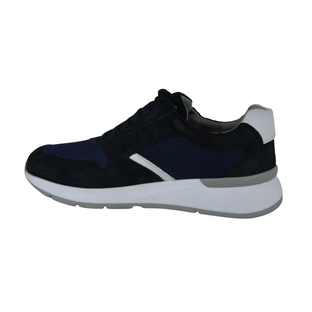 Sneakers Valleverde Uomo Art. 36845 in Camoscio Blu foto 2