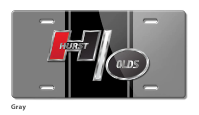 Oldsmobile HURST/OLDS Emblem 1969 - 1979 Novelty Aluminum License
