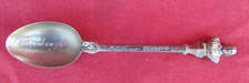 Antique vintage old  spoon  sterling silver UK British England Figural 10 GRAMS