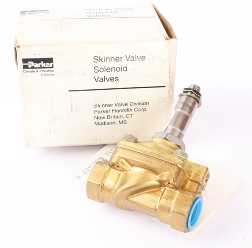 Parker Skinner 7322HBN4UN00 Solenoid Valve, 2-Way, NC, 1/2" NPT Threads