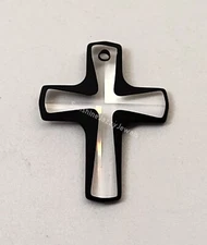 Swarovski Crystal Clear Cosmojet Cross 6860 Pendant; 3 Sizes: 12mm, 20mm, 38mm
