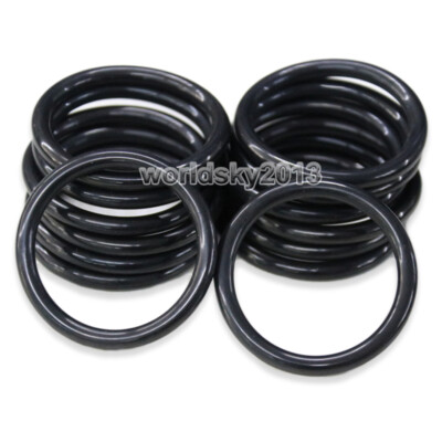10pcs Heat Oil Resistant 3.5mm NBR Nitrile O-Ring Rubber Sealing Ring OD 10-59mm
