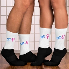 Man I Feel Like a Woman Transgender LGBTQ Civil Rights Gay Pride Unisex Socks