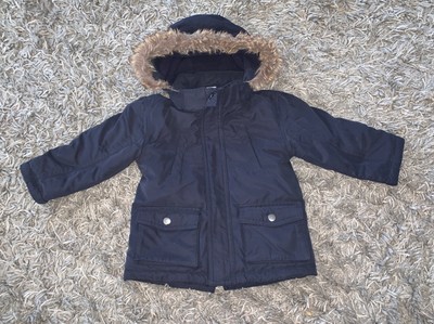 baby boy blue coat with fur