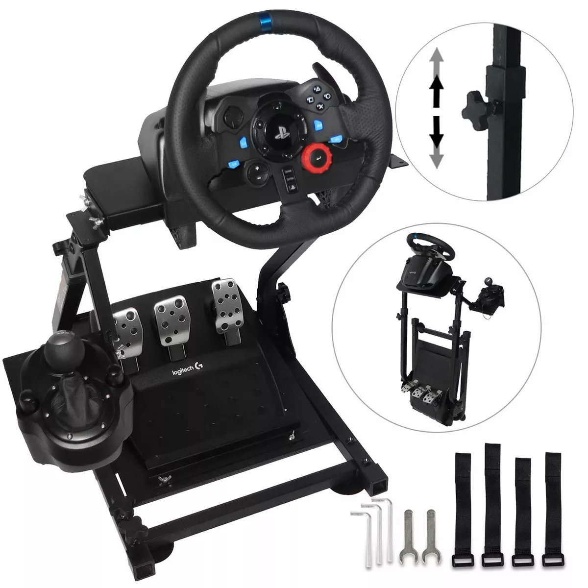 New Racing Simulator Wheel Stand Pro Stand For G27 G29 PS4 G920 T300RS 800995741472 |