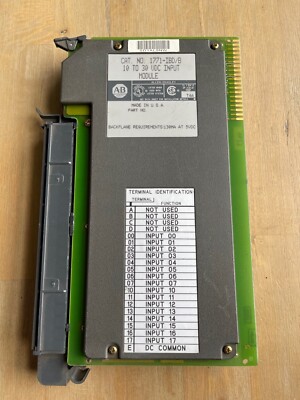 ALLEN BRADLEY 1771-IBD/B 10 TO 30 VDC INPUT MODULE