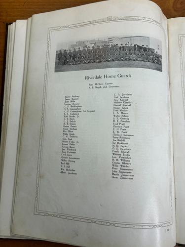 Antique World War I Buffalo County Nebraska Remembrance Book - Hardcover 1919 - Picture 17 of 19