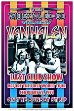 VAN HALEN  Concert Poster 12"x18" FREE SHIPPING