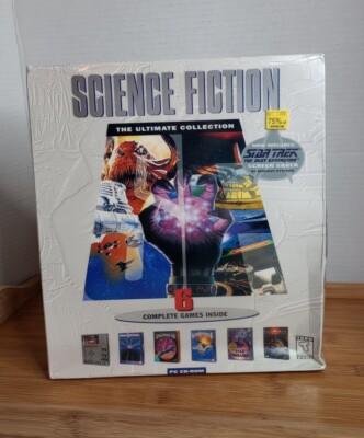 Science Fiction The Ultimate Collection - 6 NOS PC Games. Sealed. Vintage 