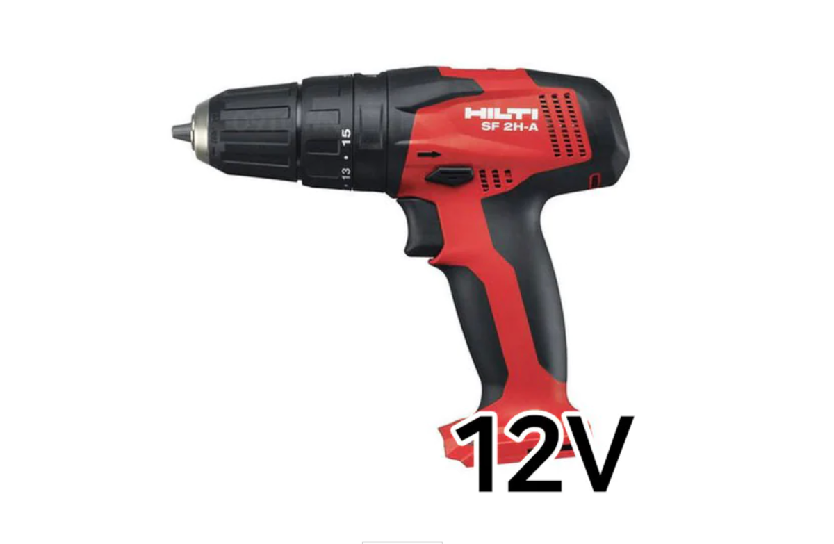 Hilti SF 2H-A 12V Keyless 10mm 1500Rpm 24Nm 206x196x70mm