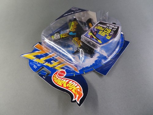 Avión Hot Wheels Jetz Night Burner 1999 banda de goma y varilla de lanzamiento nuevo en paquete (1) - Imagen 4 de 6