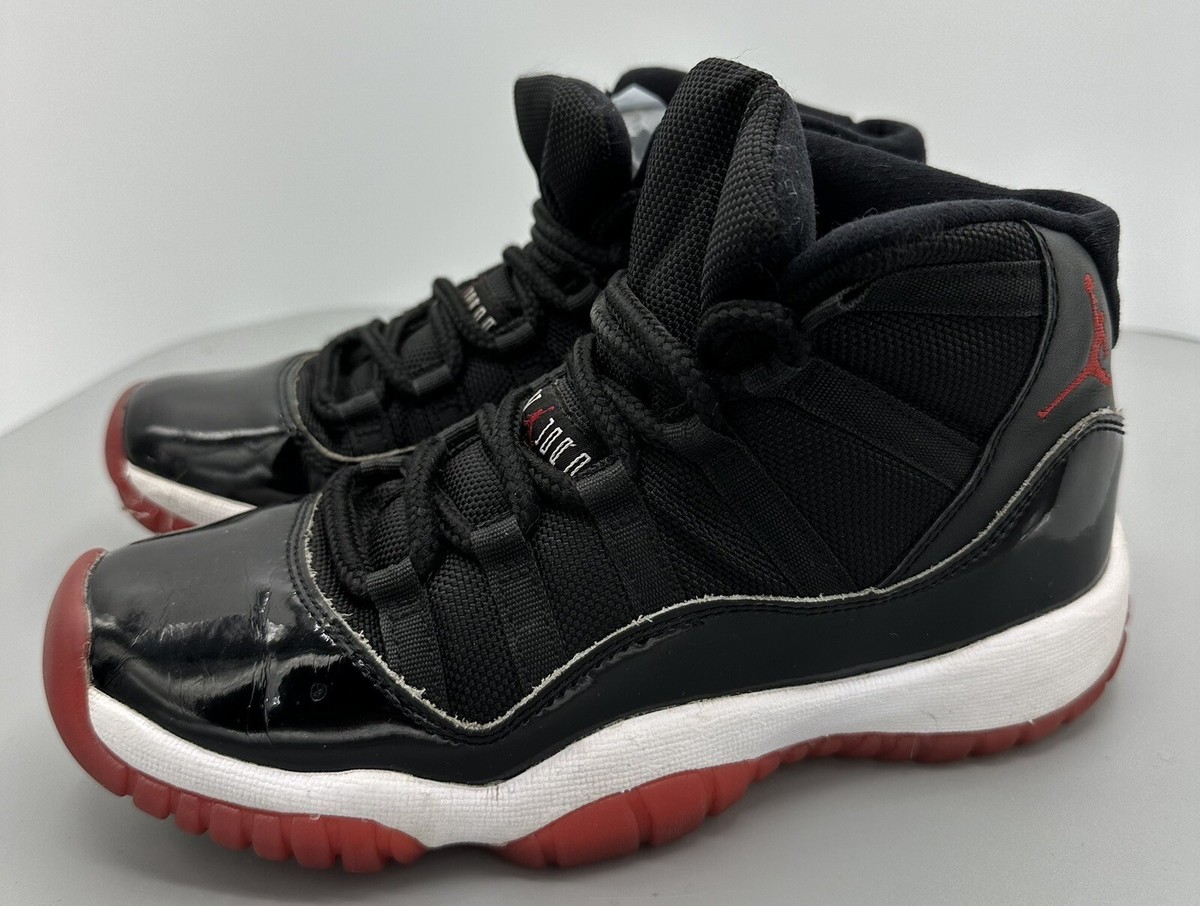 Nike Air Jordan 11 Retro GS 'Bred' 2019 378038-061 Youth Size 4Y