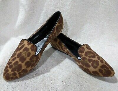Nine West Women's Haydyn Natural Leopard Pointed Toe Loafers - Size  7.5/8/10 NWB | eBay