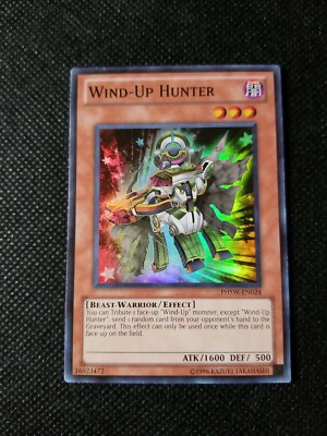 Yugioh! Wind-Up Hunter PHSW-EN024 Super Rare 1st Edition (Near Mint)