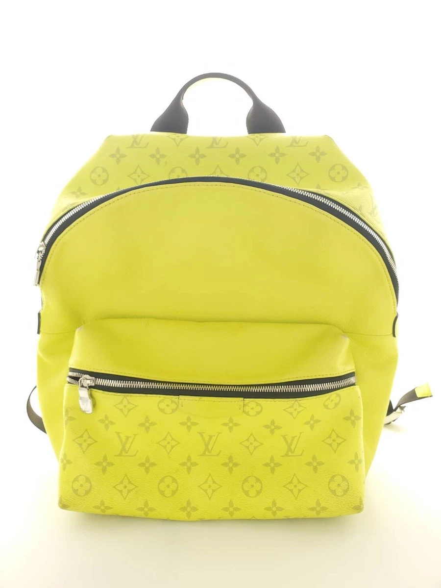 Louis Vuitton Discovery Backpack Monogram Bahia PM Yellow in Taiga