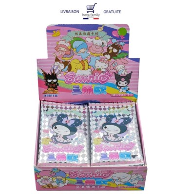 Display Hello Kitty Sanrio Kuromi und Melody 32 Booster! 160 Karten Sammlung