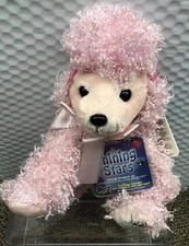 russ berrie Shining Stars Pink Poodle Brand New With Sealed Code Tag.*