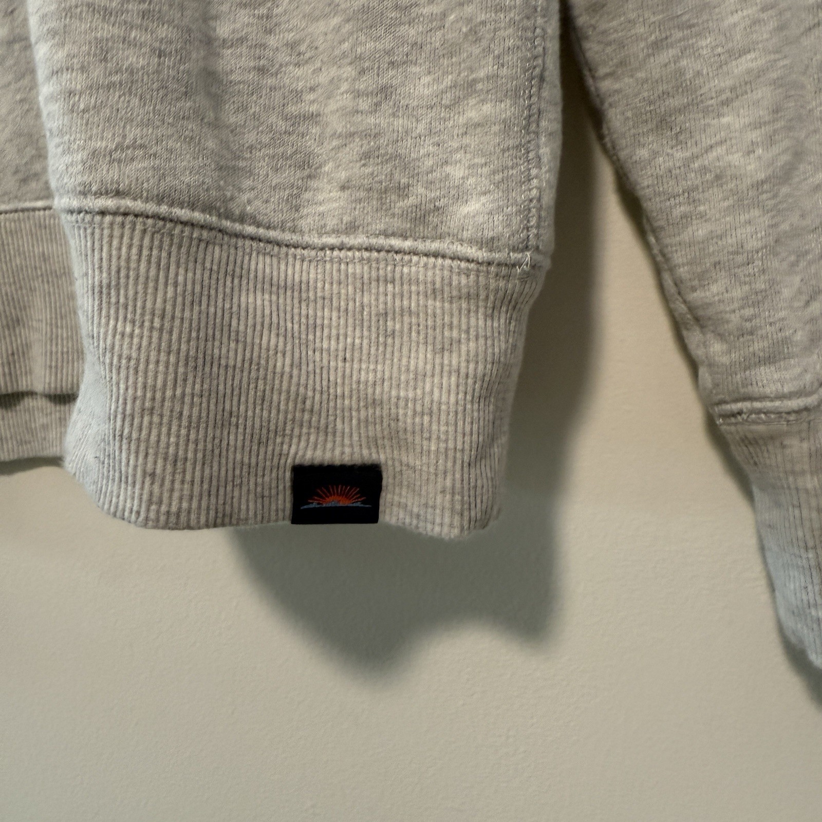 Faherty Gray Transition Quarter Zip Pullover Size… - image 4