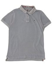 Tommy Hilfiger Mens Polo Shirt Medium Blue Cotton DT19