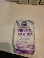 Garden Of Life Dr Formulated Prenatal Multi  DHA Sup 30 gels Exp 8/26