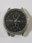SEIKO 6138-3002 Automatic Chronograph JUMBO Watch Mens Vintage Black  To Repair