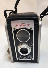 Kodak Duaflex III Vintage Camera With 72mm Kodak Lens Untested.