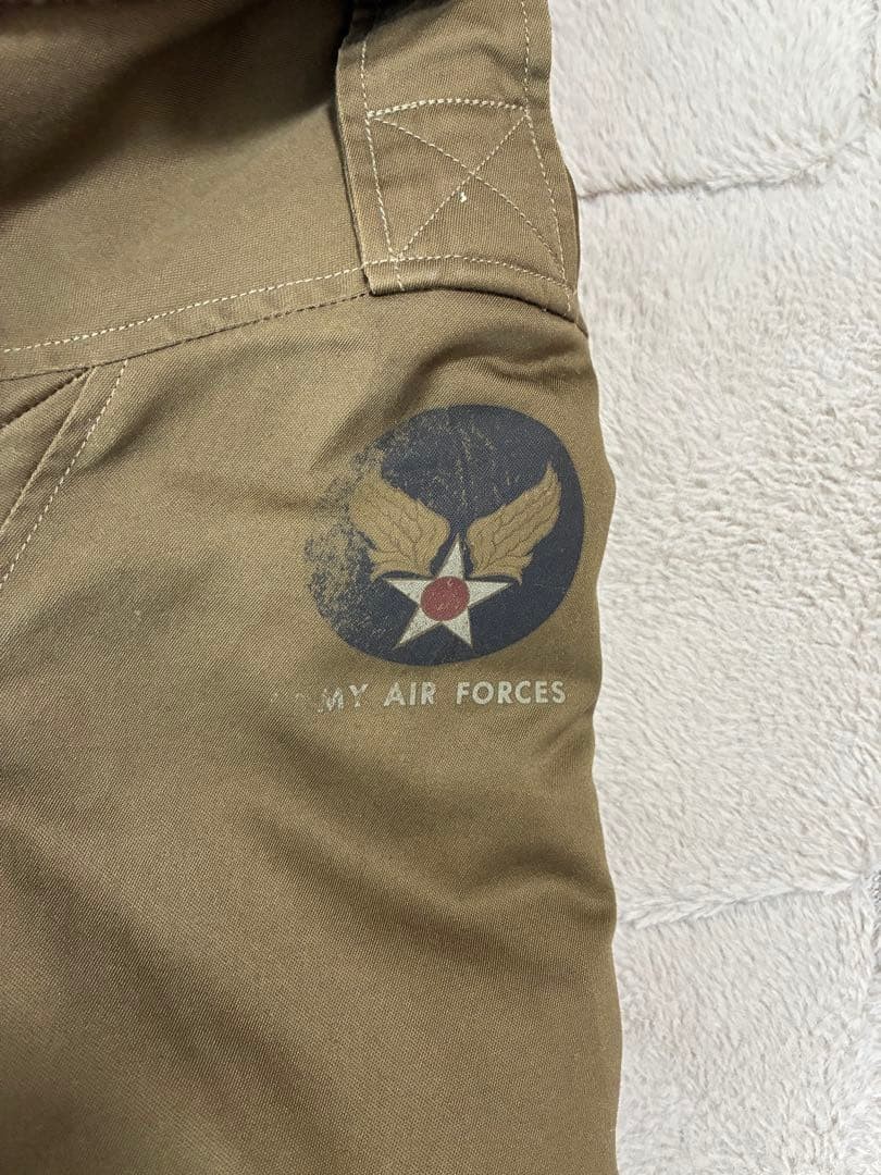 Buzz Rickson's Type B-10 Flight Jacket Wool Alpac… - image 5