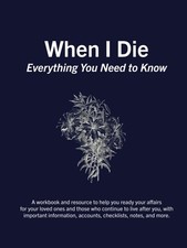 When I Die | Planner and Organizer for Accounts and Assets | Fill in the bla...