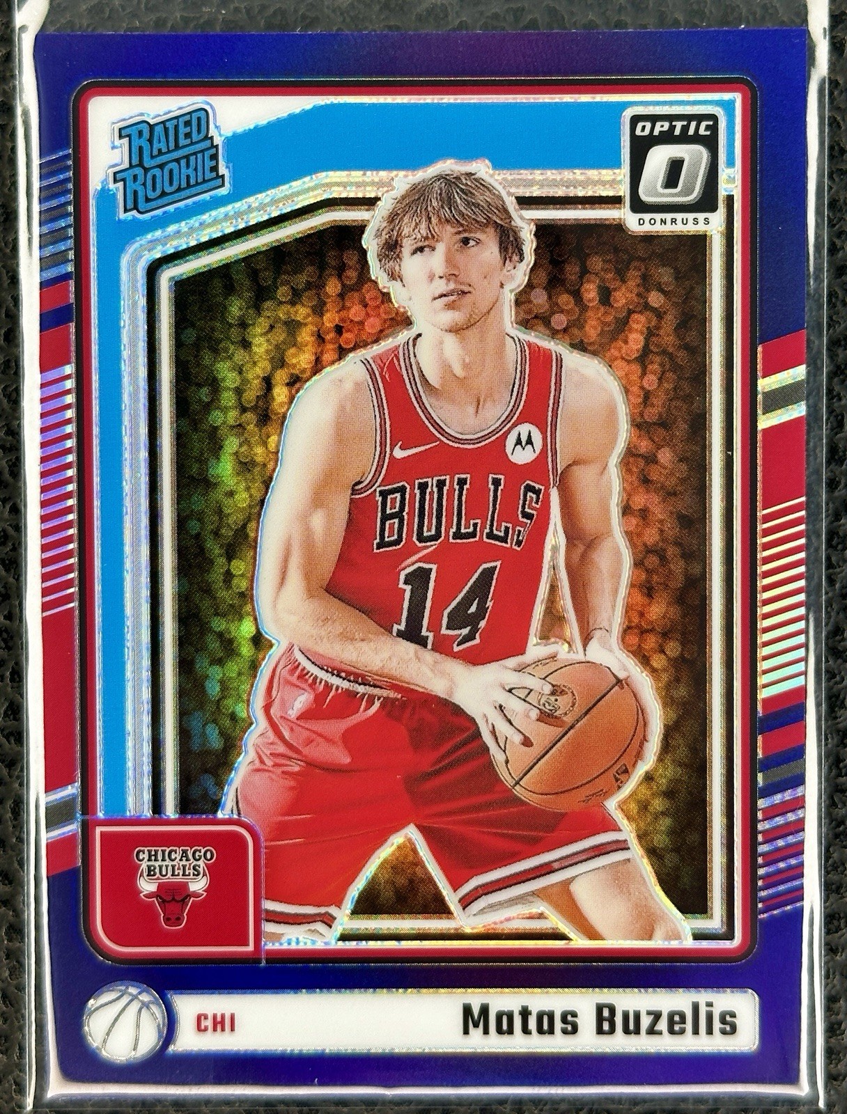 2024-25 Panini Donruss Optic Matas Buzelis Rated Rookie Purple Shimmer #271