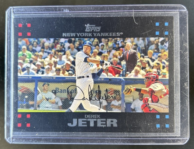 2007 Topps Derek Jeter SP VAR #40b New York Yankees