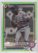 2021 Bowman Prospects Neon Green Border 289/399 Ed Howard #BP-12 ng3