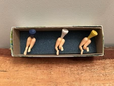 NEW 3 Vintage Headown Golf Tees Novelty with Box Christmas Gag Gift