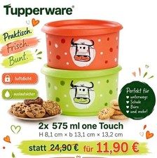Tupperware One Touch 2x Vorratsdose 575 ml or...