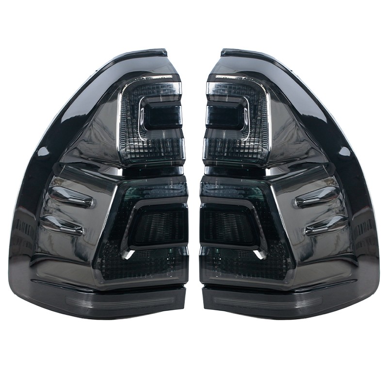 2Pcs For 2003-2009 Toyota Land Cruiser Prado J120 Tail Light Rear Lamp Smoked — image 2