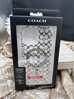 Coach iPhone 15 Pro Max MagSafe Protective Case Signature C Black Grey Ombr | eBay Coach iPhone 15 Pro Max MagSafe Protective Case Signature C Black Grey Ombr | eBay