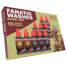 The Army Painter - Warpaint: Fanatic Washes Paint Set 10 washes 