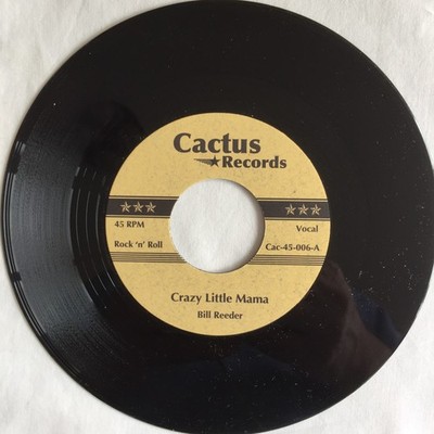 Bill Reeder / The Tradewinds   Crazy Little Mama / The Snake 7'', 45 RPM