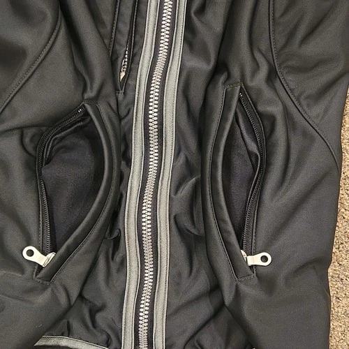 Phenix Mock Neck Midweight Sleeveless Zipper Pockets Ski Vest, Medium, Black EUC image 6