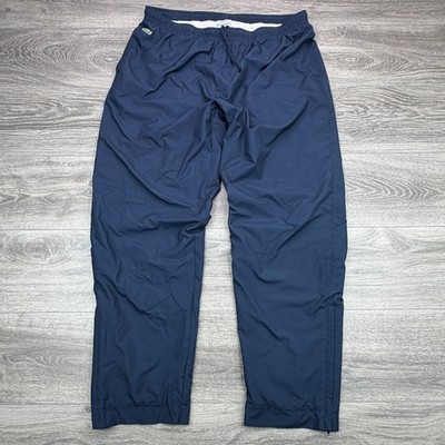 Lacoste Sport Track Pants Mens Size 2XL  Zip Cuff Technical Loose Fit Lined READ