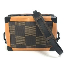 Bolso de Hombro LOUIS VUITTON N40381 Damier Giant NIGO Baúl Suave Pochette