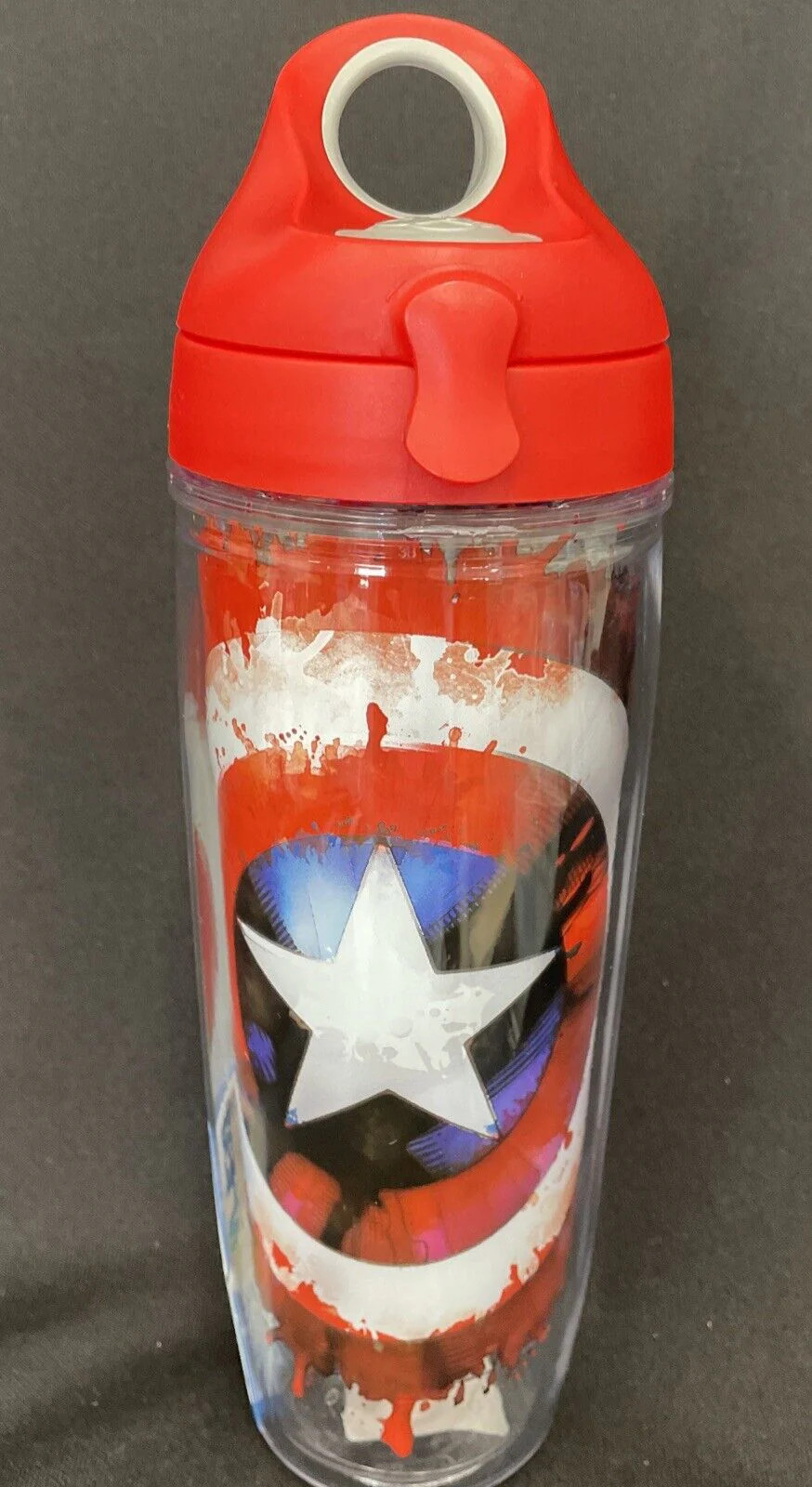 Tervis Marvel Captain America Shield Double Walled 24oz Wate