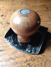 STANLEY  #4-1/2  PAPERWEIGHT,  smooth bottom, type 6-8.  SEE FULL DESCRIPTION.