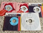 DJ WLP Promo 45 Lot 5 Rolling Stones Happy Angie Only R&R Fool To Cry Miss You