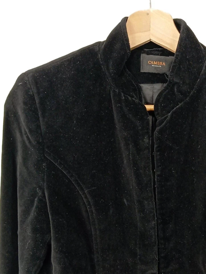 CAMERA Blazer court Dames Blazer T EU 38 noir style décontracté - Photo 3/4