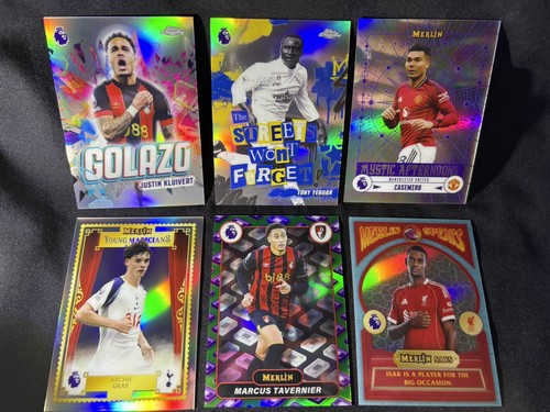 Various 2026 Topps Chrome & Prizm Soccer 58 Card Lot Includes Rookies & Inserts