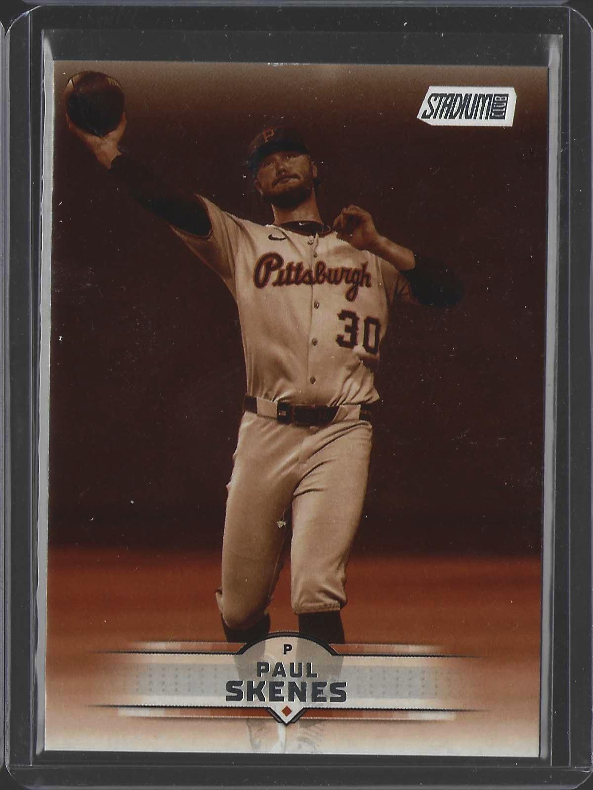 2025 Stadium Club #105 Paul Skenes Sepia